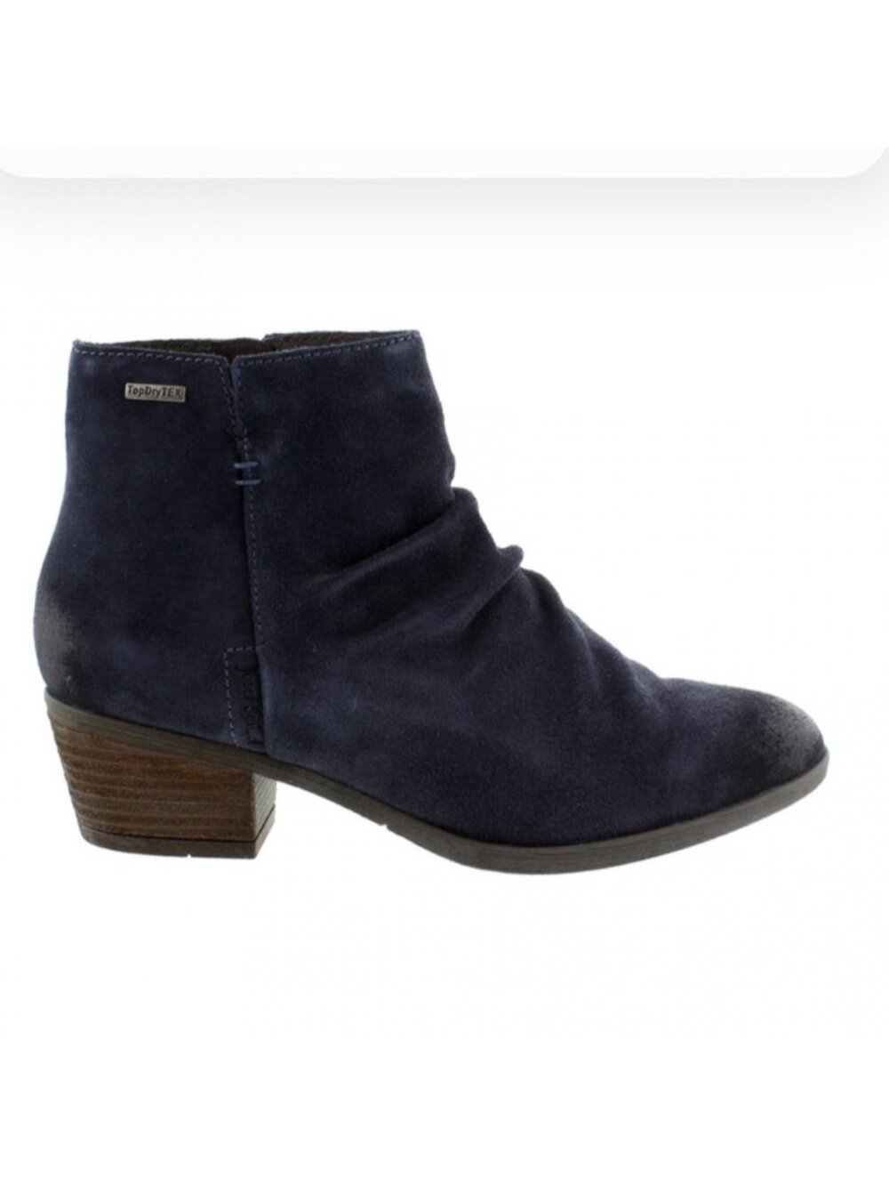 Joseph Seibel Blue Suede Daphne 50 Leather Ankle Boots Booties Shoes size 40 9
